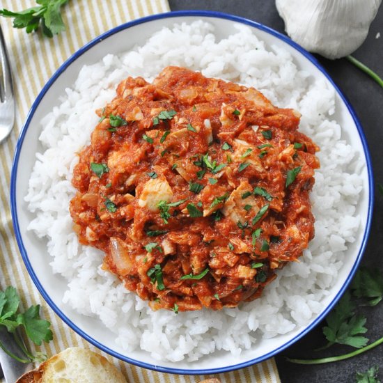 Spanish Tuna Tomato Rice - Recipe photo by Spain on a Fork