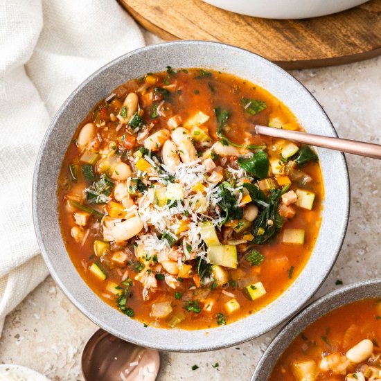 Ham and Cannellini Bean Soup - Recipe photo by itsnotcomplicatedrecipes