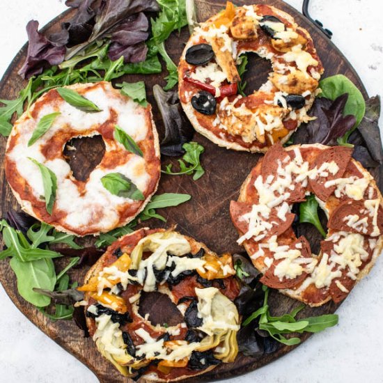 Pizza Bagels - Recipe photo by theflexitarian