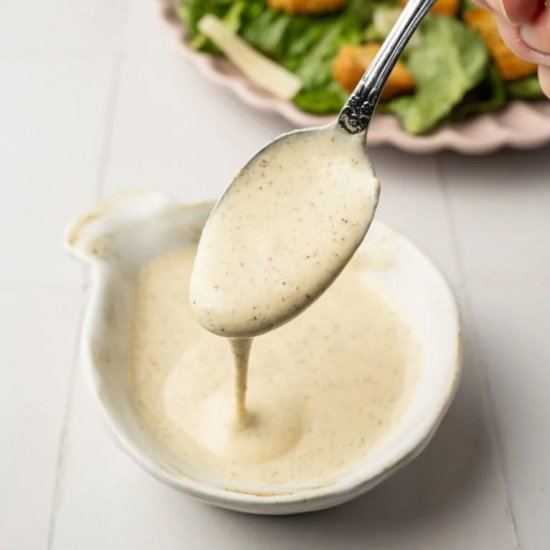 Greek Yogurt Caesar Dressing - Recipe photo by marleysmenu