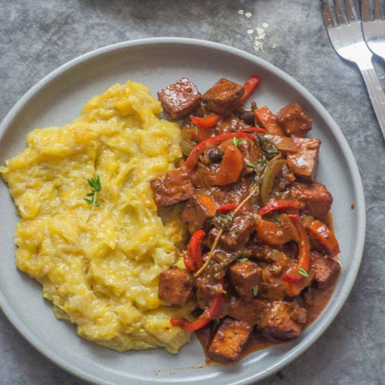 Brown Stew Tofu - Recipe photo by thatgirlcookshealthy