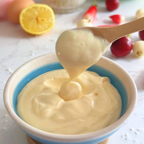 4-Ingredient Blender Mayo in 5 Minutes - Recipe photo by JoinYourLife Food Recipes