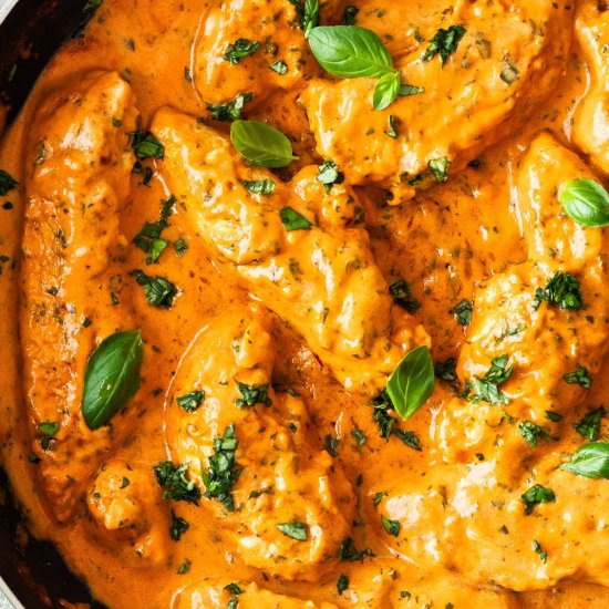 Creamy Tomato Chicken - Recipe photo by itsnotcomplicatedrecipes
