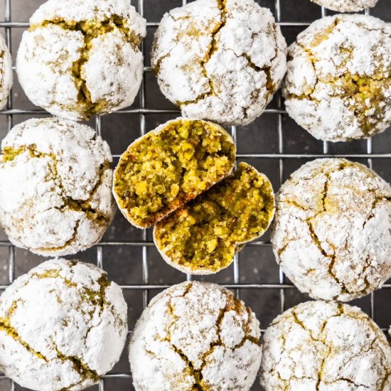 Gluten-Free Pistachio Cookies - Recipe photo by itsnotcomplicatedrecipes