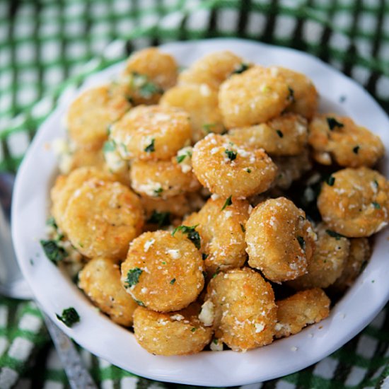 Garlic Parmesan Tater Tots - Recipe photo by Carries Experimental Kitchen