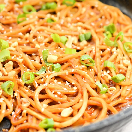 Low Carb Palmini Peanut Noodles - Recipe photo by Foodie Love