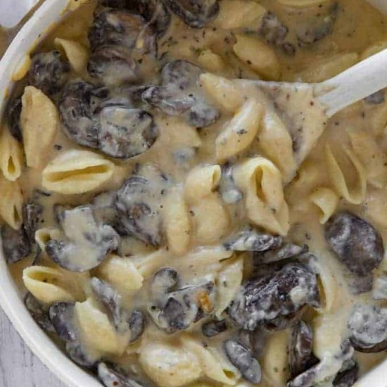 Mushroom Shells and Cheese - Recipe photo by TheSaltyMarshmallow