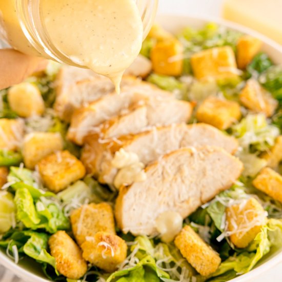 Chicken Caesar Salad - Recipe photo by KyleeCooks