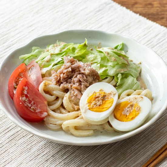 Japanese Udon Noodle Salad - Recipe photo by Umami Pot