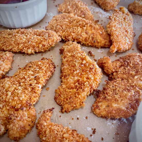 Crispy Spicy Chicken Tenders - Recipe photo by ThePypersKitchen