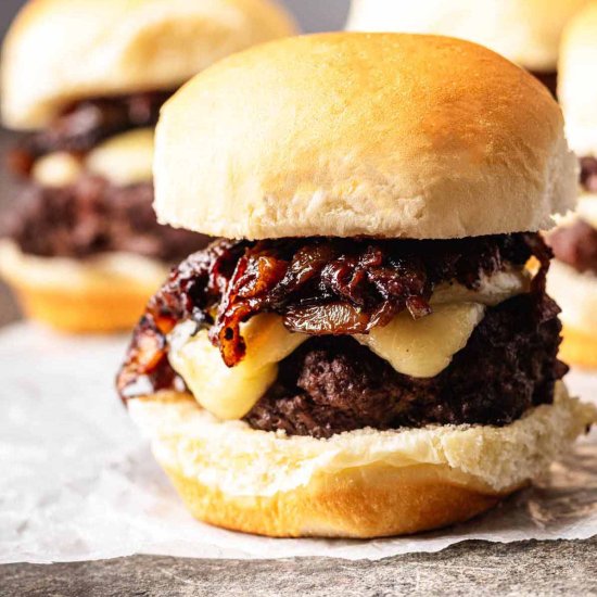 French Onion Sliders - Recipe photo by HeavenlyHomeCooking