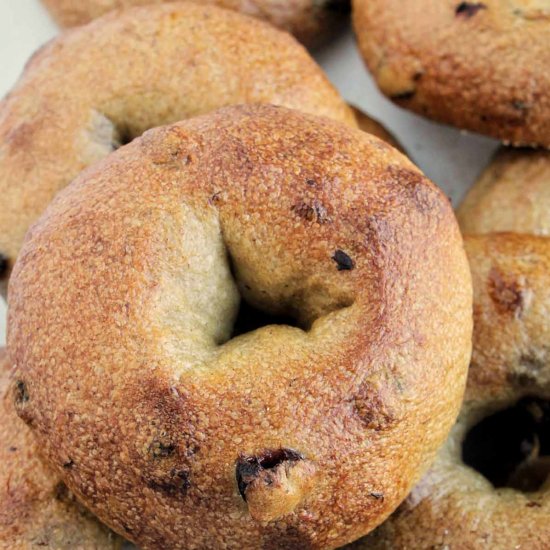 Cinnamon Raisin Bagels - Recipe photo by homebodyeats
