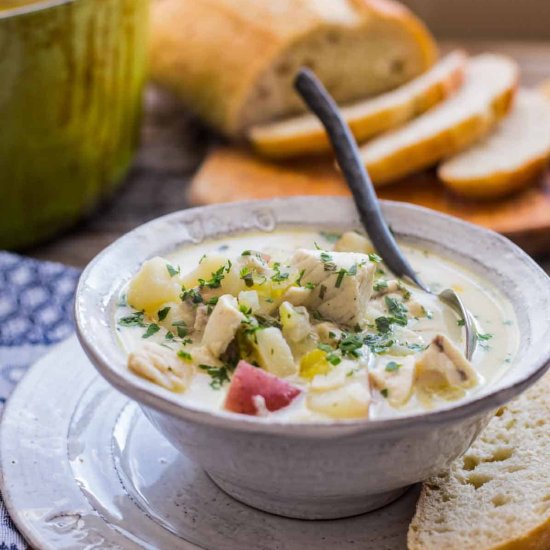 Easy New England Fish Chowder - Recipe photo by ColeyCooks