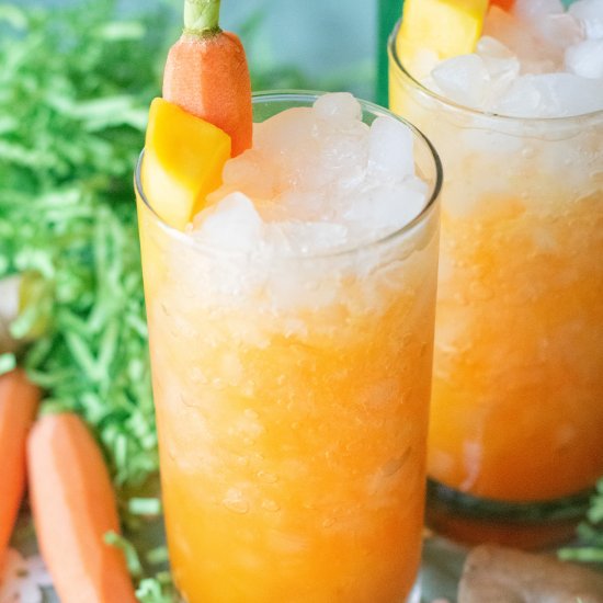 Garden Patch Carrot Mango Mocktail - Recipe photo by RealestReal