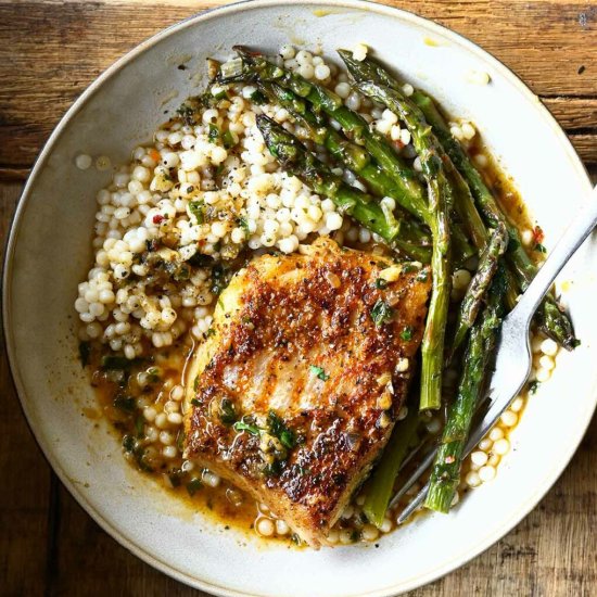 Cajun Garlic Butter Cod - Recipe photo by AnnaServingDumplings