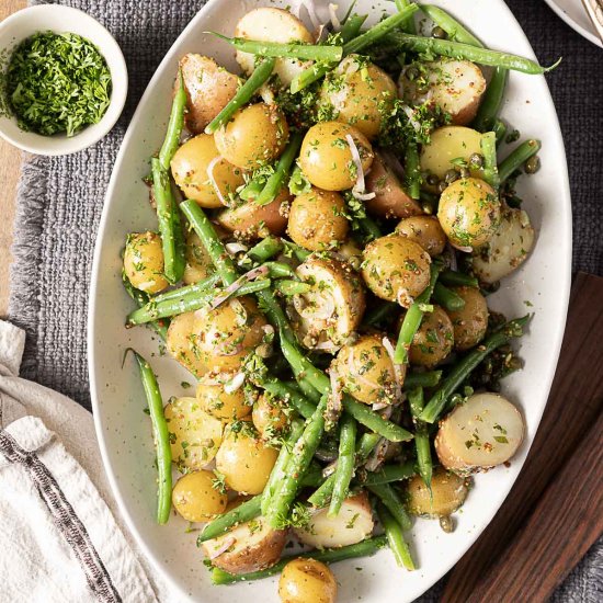 Green Bean Potato Salad - Recipe photo by peelwithzeal