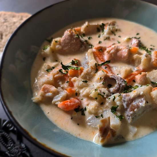 Norwegian Fish Soup - Recipe photo by 2pots2cook