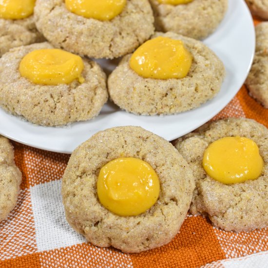 Orange Curd Thumbprint Cookies - Recipe photo by bastecutfold