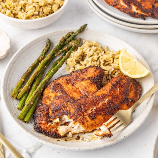 Easy Blackened Tilapia Recipe - Recipe photo by KyleeCooks