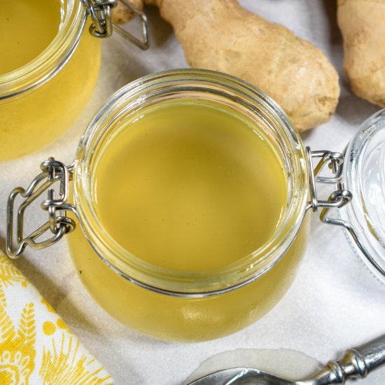 Ginger Simple Syrup - Recipe photo by bastecutfold