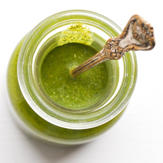 Green Herb Sauce - Recipe photo by bowlofyum