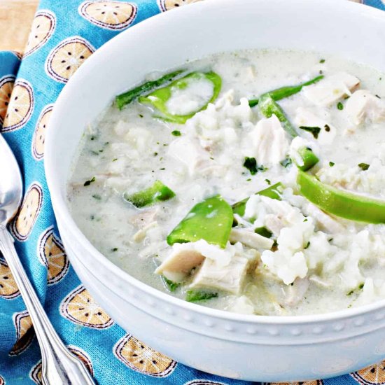 Thai-Style Turkey and Rice Soup - Recipe photo by karenskitchenstories