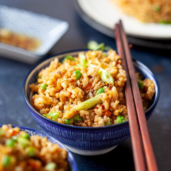 Easy Egg Fried Rice - Recipe photo by vibrantplate