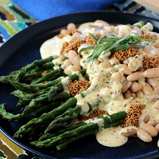 Asparagus a la Greens Restaurant - Recipe photo by Food Gal