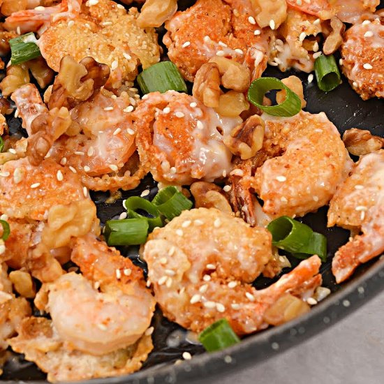 Keto Honey Walnut Shrimp - Recipe photo by Foodie Love