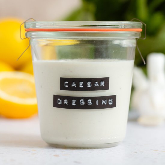 Easy Caesar Dressing - Recipe photo by thehealthfulideas
