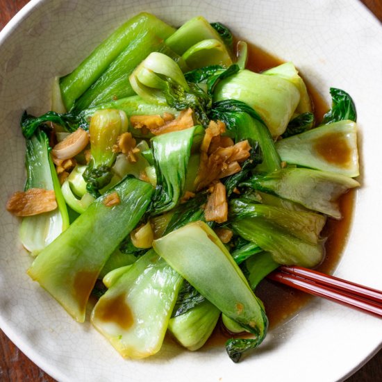 Bok Choy Stir Fry - Recipe photo by GiangisKitchen