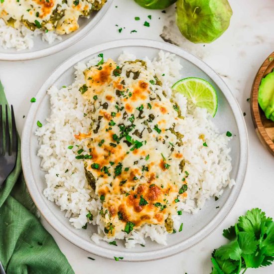 Salsa Verde Chicken - Recipe photo by Running to the Kitchen