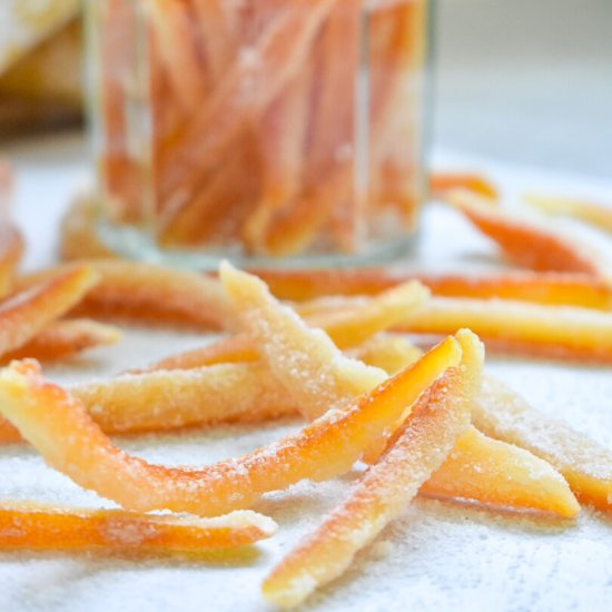 Candied Orange Peels - Recipe photo by bastecutfold