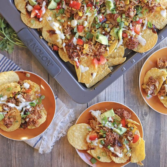 Barbecue jackfruit nachos - Recipe photo by cadryskitchen