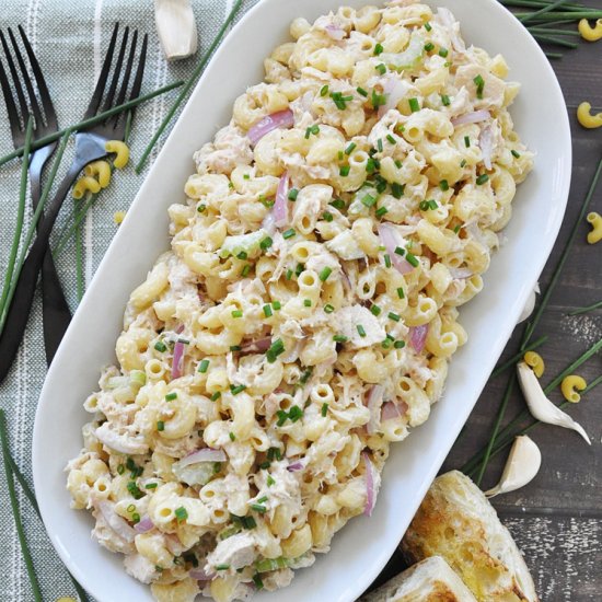 Creamy Tuna Pasta Salad - Recipe photo by Spain on a Fork