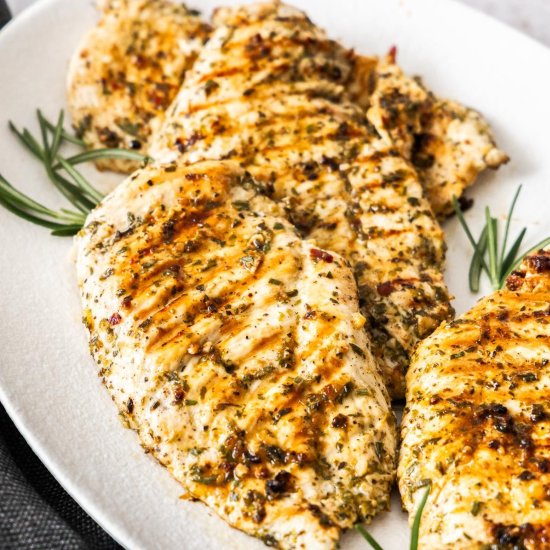 Mediterranean Marinated Chicken - Recipe photo by itsnotcomplicatedrecipes
