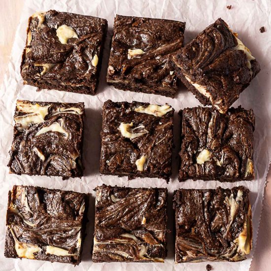 Gluten Free Cheesecake Brownies - Recipe photo by peelwithzeal