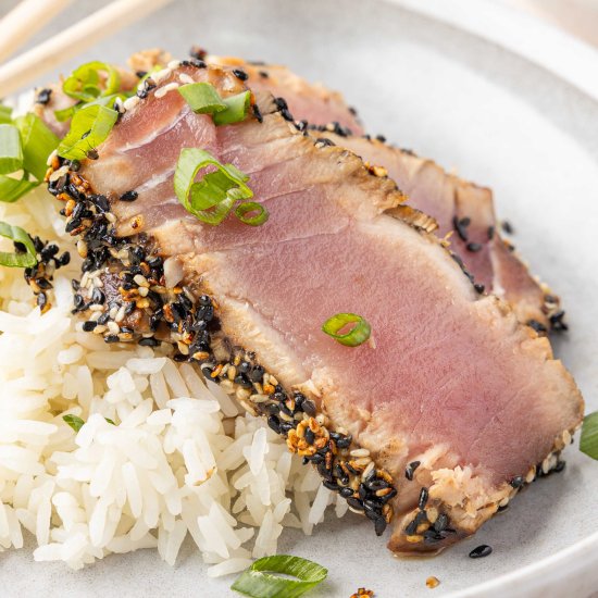 Seared Ahi Tuna - Recipe photo by TheChaoticTable