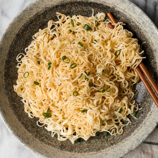 Miso Butter Noodles - Recipe photo by elleandpear