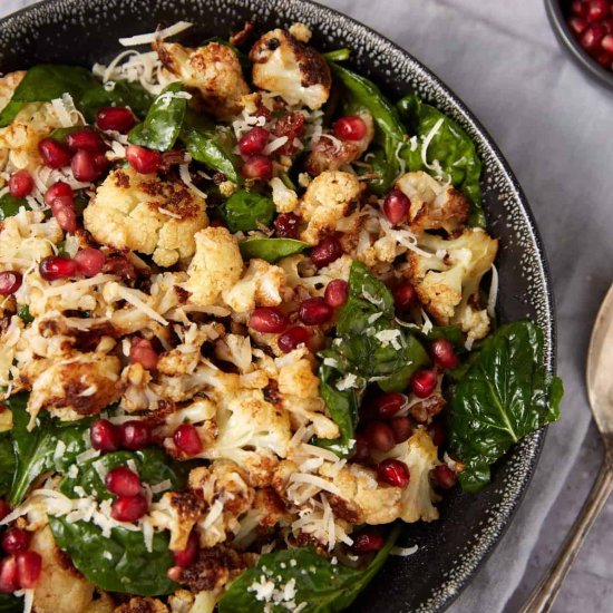 Roasted Cauliflower Salad - Recipe photo by Barbara Curry