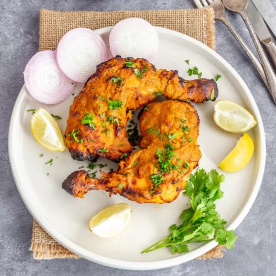 High-Protein AirFryer Roast Chicken - Recipe photo by Priyanka DK
