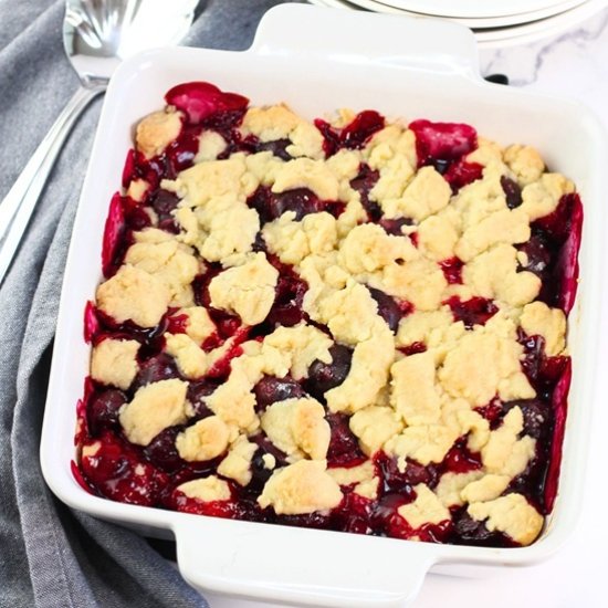 Easy Cherry Cobbler - Recipe photo by nowcookthis