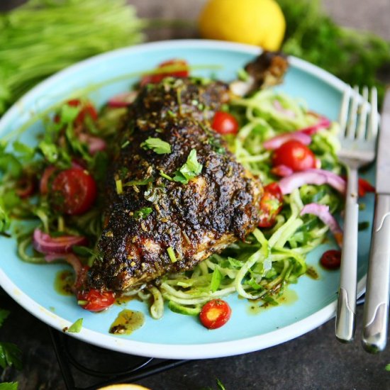Shawarma-Spiced Roasted Chicken - Recipe photo by Taste of Home
