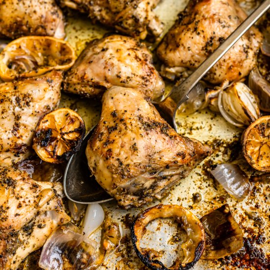 Lemon Oregano Chicken - Recipe photo by heinstirred