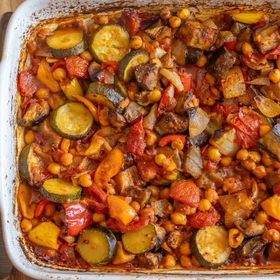 Mediterranean Roasted Vegetables - Recipe photo by Cooking Gorgeous