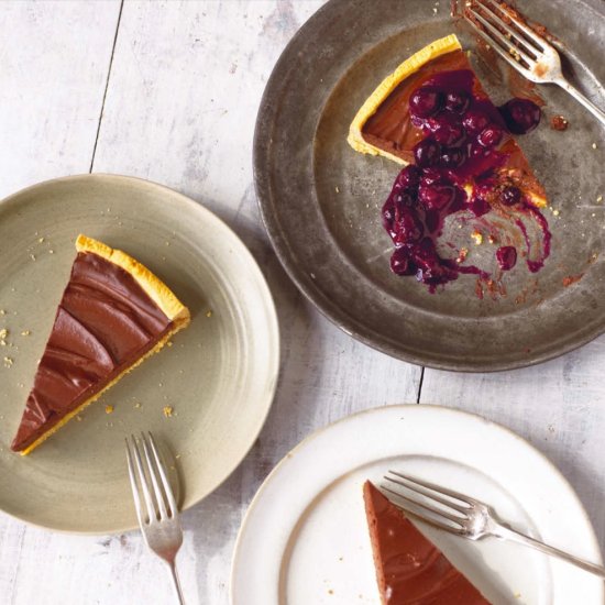 Dark Chocolate Tart - Recipe photo by coolfooddude