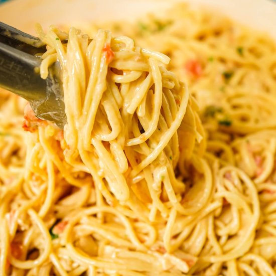 Chicken Spaghetti with Rotel - Recipe photo by getonmyplate