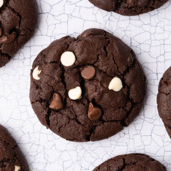 20-Minute Triple Chocolate Cookies - Recipe photo by marleysmenu