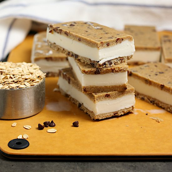 Cookie Dough Ice Cream Sandwiches - Recipe photo by DomesticDreamboat
