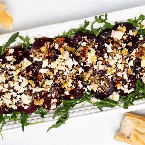 Beet Carpaccio - Recipe photo by Mytastywall